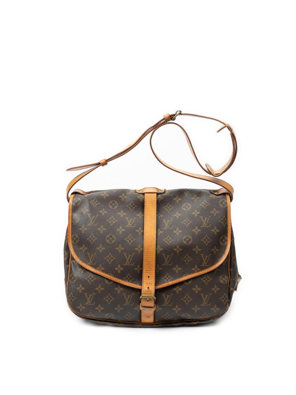 Louis Vuitton Saumur Handbag Canvas 35 #333883L85B